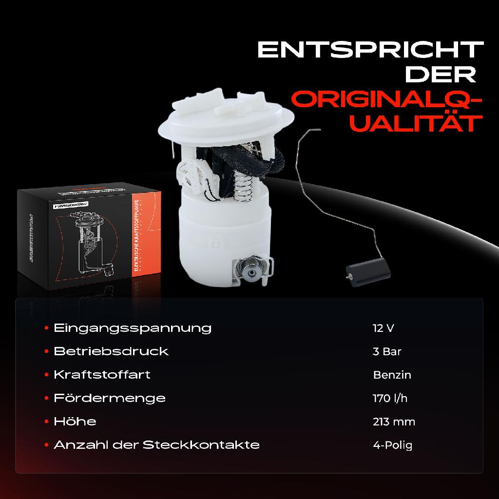 1x Kraftstoffpumpe für Citroën C4 Coupe I Peugeot 3008 MPV 308 CC 1.6L 2007-2015