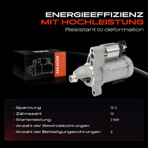 Frankberg 1x Anlasser Starter für VW Touareg Audi A4 Allroad Avant A5 Cabriolet Sportback A6 A7 A8 Q5 Q7 Bild Frankberg 1x Anlasser Starter für VW Touareg Audi A4 Allroad Avant A5 Cabriolet Sportback A6 A7 A8 Q5 Q7