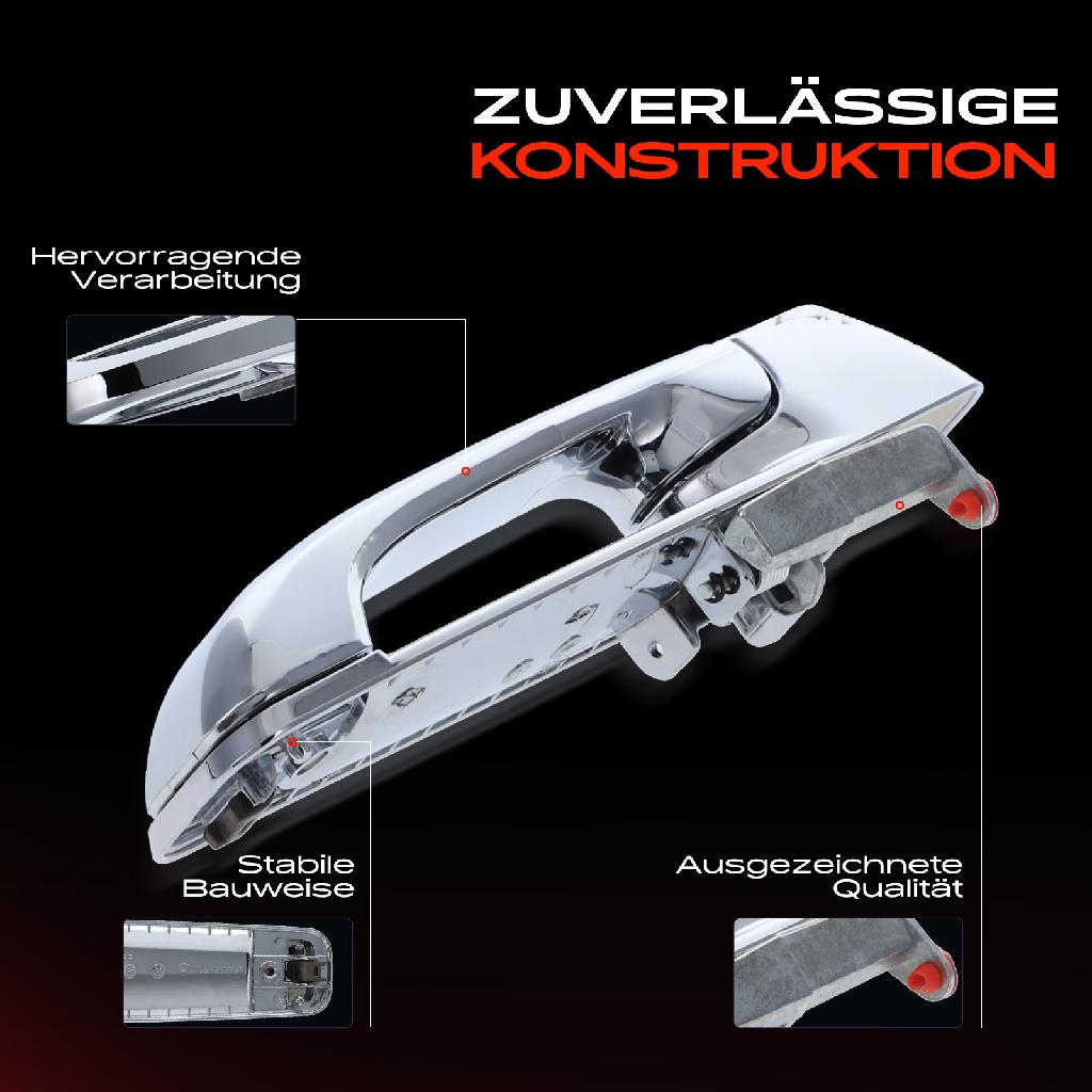 1x Türgriff Hinten Links außen für Citroën Xsara Break Coupe Kasten/Kombi Kasten/Schrägheck