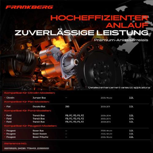 1x Magnetschalter Starter für Citroën Jumper Peugeot Fiat Ducato 250 Ford Transit Bild 1x Magnetschalter Starter für Citroën Jumper Peugeot Fiat Ducato 250 Ford Transit