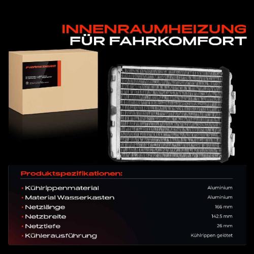 1x Wärmetauscher Innenraumheizung für Mitsubishi Lancer Ford Nissan Proton Persona Bild 1x Wärmetauscher Innenraumheizung für Mitsubishi Lancer Ford Nissan Proton Persona