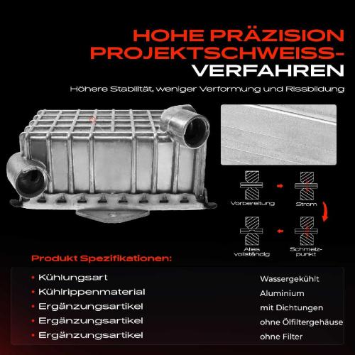 1x Ölkühler Motoröl für Mercedes-Benz W202 S202 W210 S210 W461 Vario B670 B667 Bild 1x Ölkühler Motoröl für Mercedes-Benz W202 S202 W210 S210 W461 Vario B670 B667
