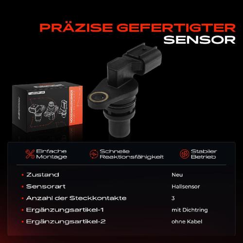 1x Nockenwellenposition Sensor für Mazda 3 5 CW 6 GG GH GY MX-5 III 1.8L 2.0L 2.5L Bild 1x Nockenwellenposition Sensor für Mazda 3 5 CW 6 GG GH GY MX-5 III 1.8L 2.0L 2.5L
