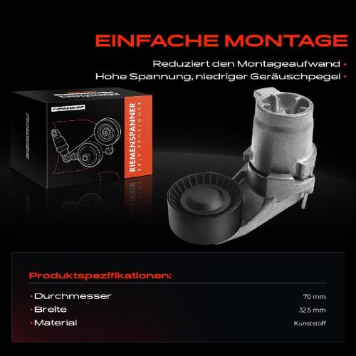 1x Spannrolle Riemenspanner für BMW 1 2 3 4 5 6 7 X3 X4 X5 X6 3.0L Bild 1x Spannrolle Riemenspanner für BMW 1 2 3 4 5 6 7 X3 X4 X5 X6 3.0L