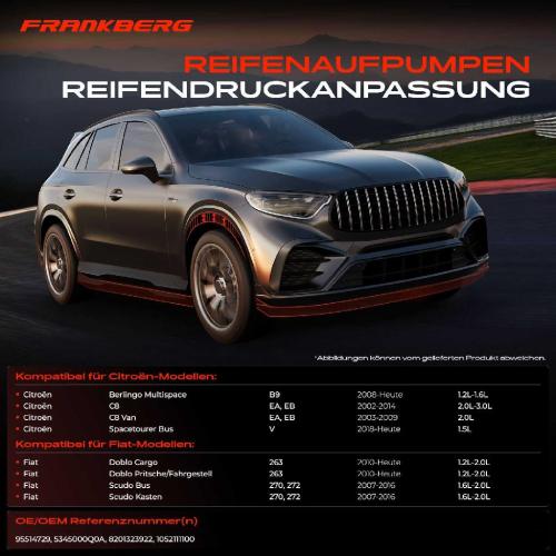1x Luftfederung Kompressor für Nissan Primastar Mercedes-Benz B906 Citroën Fiat Bild 1x Luftfederung Kompressor für Nissan Primastar Mercedes-Benz B906 Citroën Fiat