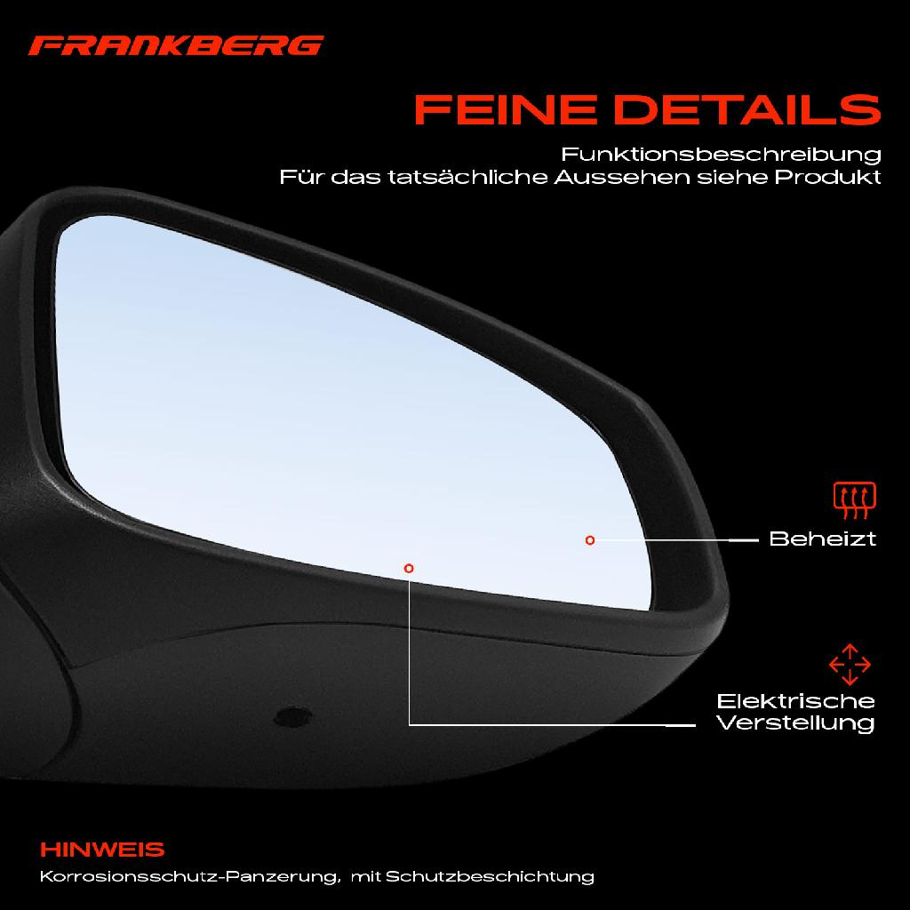 1x Außenspiegel Rechts für Renault Laguna III Grandtour BT0/1 KT0/1 2007-2015