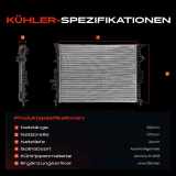 1x Kühler Wasserkühler Motorkühler für Ford Focus III Volvo S60 II Land Rover