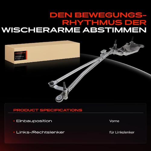 Frankberg 1x Wischergestänge Vorne für VW Touareg Porsche Cayenne Bild Frankberg 1x Wischergestänge Vorne für VW Touareg Porsche Cayenne