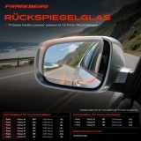 1x Spiegelglas Außenspiegel links für Ford Focus IV Stufenheck Turnier HP HN HM