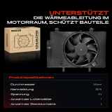 1x Motorkühller Einfachlüfter mit Kühlerlüfterrahmen Ford B-Max Fiesta 6 Ecosport 1.0L