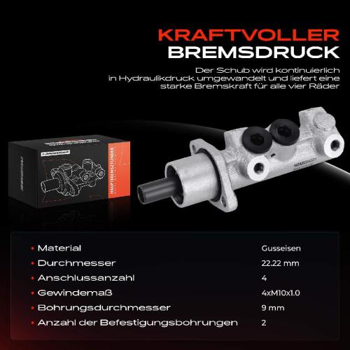 1x Hauptbremszylinder Bremszylinder für Fiat Palio 171 Punto 188 199 Siena 172 178 Bild 1x Hauptbremszylinder Bremszylinder für Fiat Palio 171 Punto 188 199 Siena 172 178