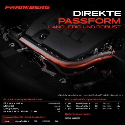 1x Kühlerschlauch Turboschlauch für Opel Mokka/Mokka X J13 1.6L Bj ab 2015 Bild 1x Kühlerschlauch Turboschlauch für Opel Mokka/Mokka X J13 1.6L Bj ab 2015