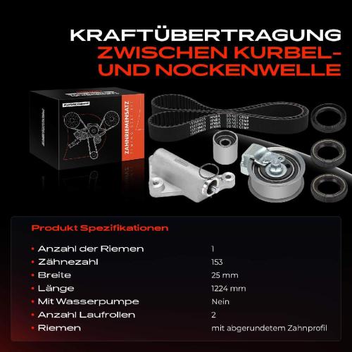 Frankberg 1x Zahnriemensatz Zahnriemen für VW Passat 3B Audi A4 8D A6 4A 4B 1.8L Bild Frankberg 1x Zahnriemensatz Zahnriemen für VW Passat 3B Audi A4 8D A6 4A 4B 1.8L