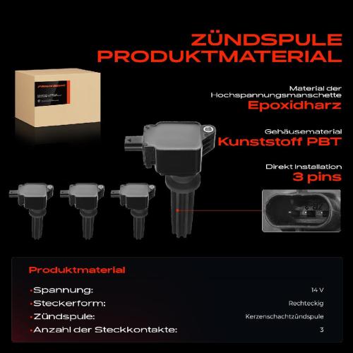 4x Zündmodul Zündspule für Ford Focus III Stufenheck Turnier Galaxy Mondeo IV V Schrägheck S-Max Bild 4x Zündmodul Zündspule für Ford Focus III Stufenheck Turnier Galaxy Mondeo IV V Schrägheck S-Max