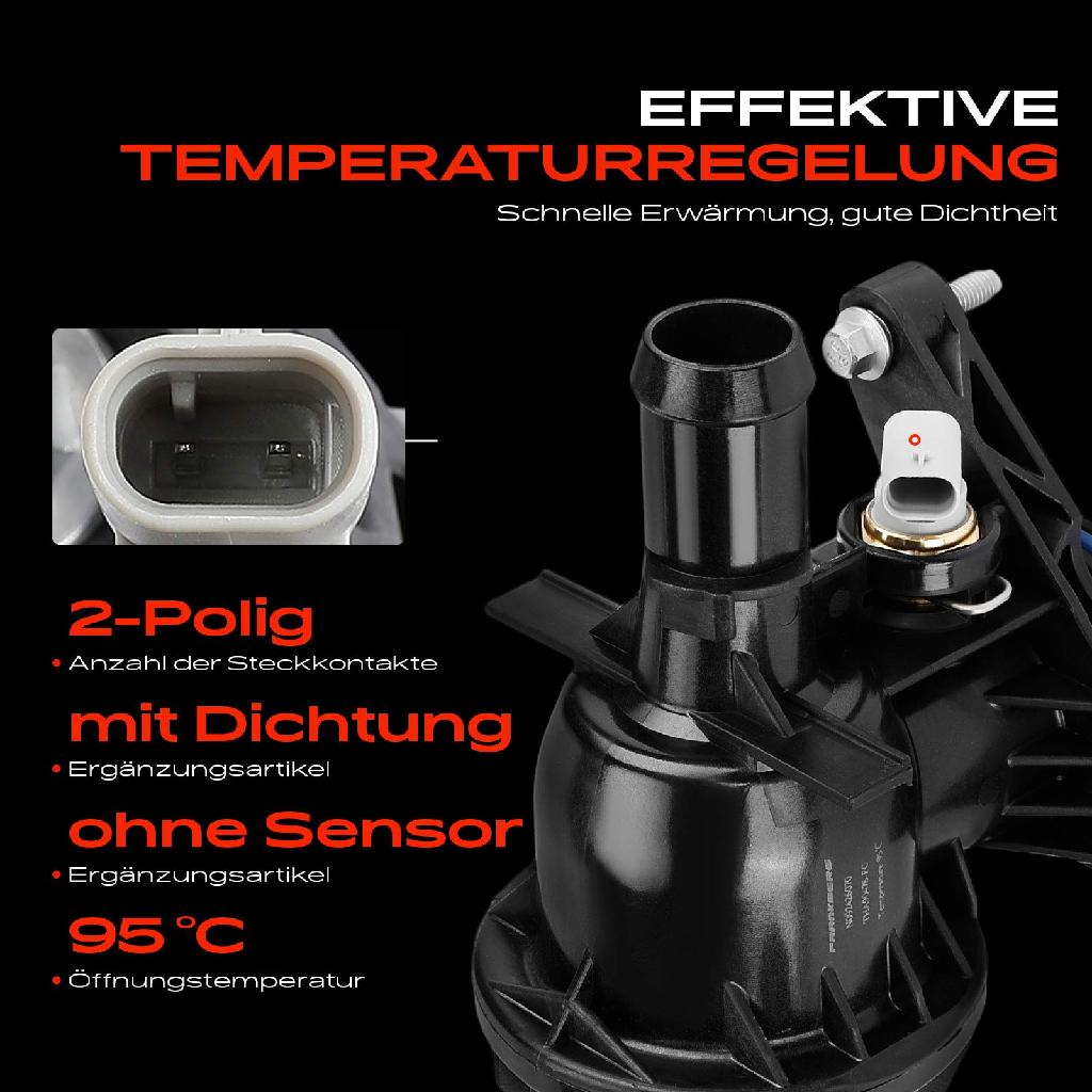 1x Thermostat Kühlmittel für Ford Tourneo Custom V362 Transit V363 Bus Kasten 2.0L
