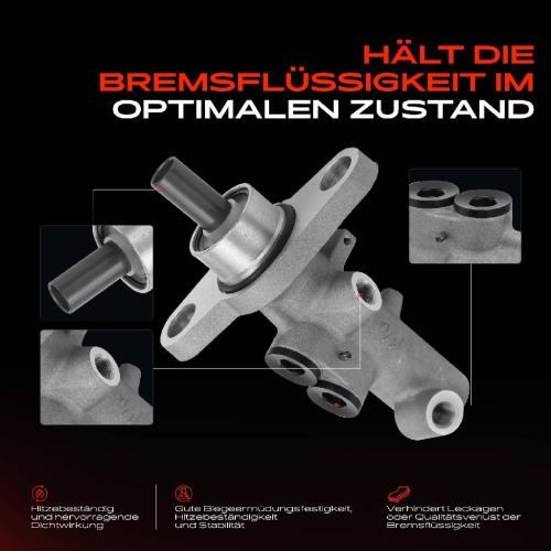 1x Hauptbremszylinder Bremszylinder für Audi Q7 Q7 Van 4LB 3.0L-6.0L Bild 1x Hauptbremszylinder Bremszylinder für Audi Q7 Q7 Van 4LB 3.0L-6.0L