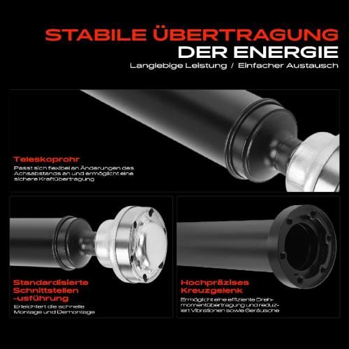 1x Kardanwelle Gelenkwelle Vorderachse für VW California T5 Camper Multivan V Transporter Bus Kasten Bild 1x Kardanwelle Gelenkwelle Vorderachse für VW California T5 Camper Multivan V Transporter Bus Kasten