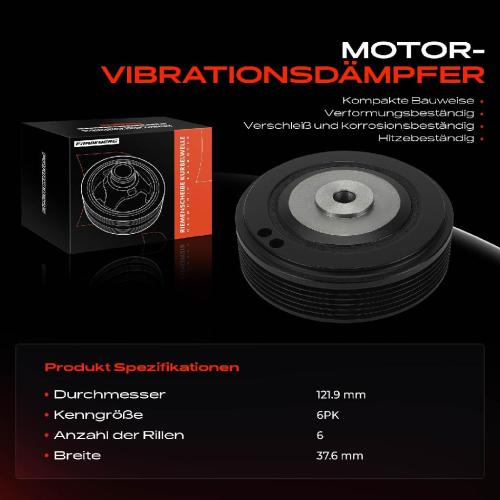 1x Riemenscheibe Kurbelwelle für Espace III JE0 Megane I BA0/1 Megane Scenic JA0/1 Bild 1x Riemenscheibe Kurbelwelle für Espace III JE0 Megane I BA0/1 Megane Scenic JA0/1