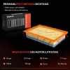 Frankberg 1x Luftfilter Filtereinsatz für Ford Galaxy WGR Seat Alhambra 7V8 7V9 VW Sharan 7M6 7M8 Bild Frankberg 1x Luftfilter Filtereinsatz für Ford Galaxy WGR Seat Alhambra 7V8 7V9 VW Sharan 7M6 7M8