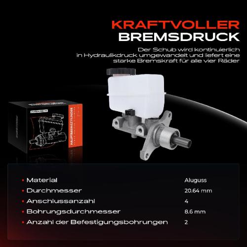 1x Hauptbremszylinder Bremszylinder für Hyundai Atos MX 1998-2003 1.0L Bild 1x Hauptbremszylinder Bremszylinder für Hyundai Atos MX 1998-2003 1.0L