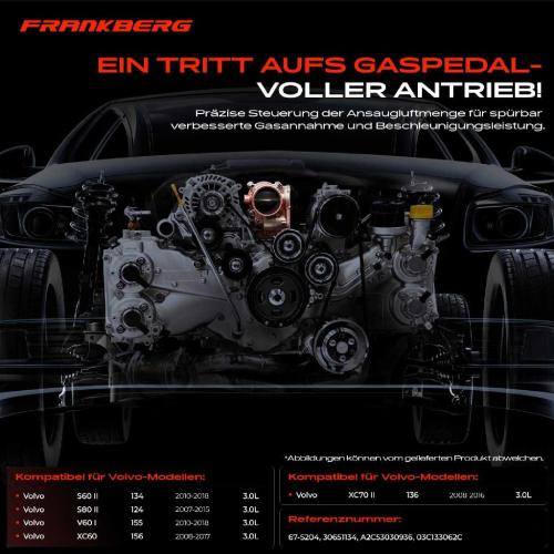 1x Drosselklappe Drosselklappenstutzen für Volvo S60 S80 II V60 I XC60 XC70 II 3.0L Bild 1x Drosselklappe Drosselklappenstutzen für Volvo S60 S80 II V60 I XC60 XC70 II 3.0L