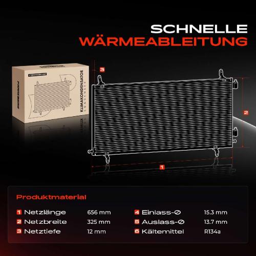 Frankberg 1x Kondensator Klimaanlage für Audi Q5 Q5 Van FYB FYG Q5 Sportback FYT 2.0L 3.0L Bild Frankberg 1x Kondensator Klimaanlage für Audi Q5 Q5 Van FYB FYG Q5 Sportback FYT 2.0L 3.0L