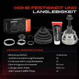 1x Antriebswelle Gelenksatz Vorderachse für Audi 100 4A2 4A5 80 8C2 90 A6 Cabriolet Coupe