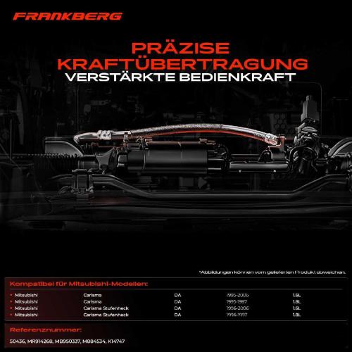 1x Seilzug Feststellbremse Hinterachse links für Mitsubishi Carisma DA 1.9L 1997-2006 Bild 1x Seilzug Feststellbremse Hinterachse links für Mitsubishi Carisma DA 1.9L 1997-2006