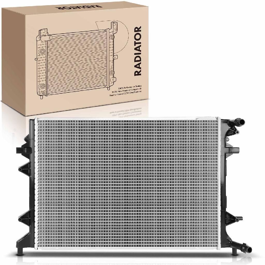 Frankberg 1x Kühler Wasserkühler Motorkühler für VW Beetle Jetta IV 1.4L 2.0L 2015-2018