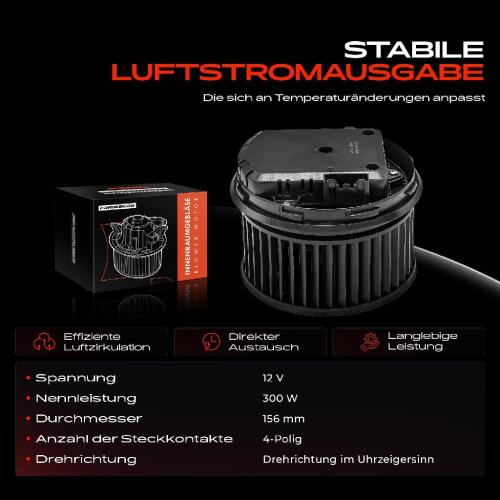 Frankberg 1x Gebläsemotor Innenraumgebläse für Ford C-Max DM2 Focus II DA DP HCP 1.6 TDCi Bild Frankberg 1x Gebläsemotor Innenraumgebläse für Ford C-Max DM2 Focus II DA DP HCP 1.6 TDCi