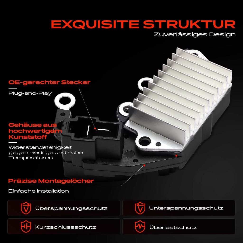 1x Lichtmaschinenregler Generatorregler für Daihatsu Feroza Hijet Piaggio Porter