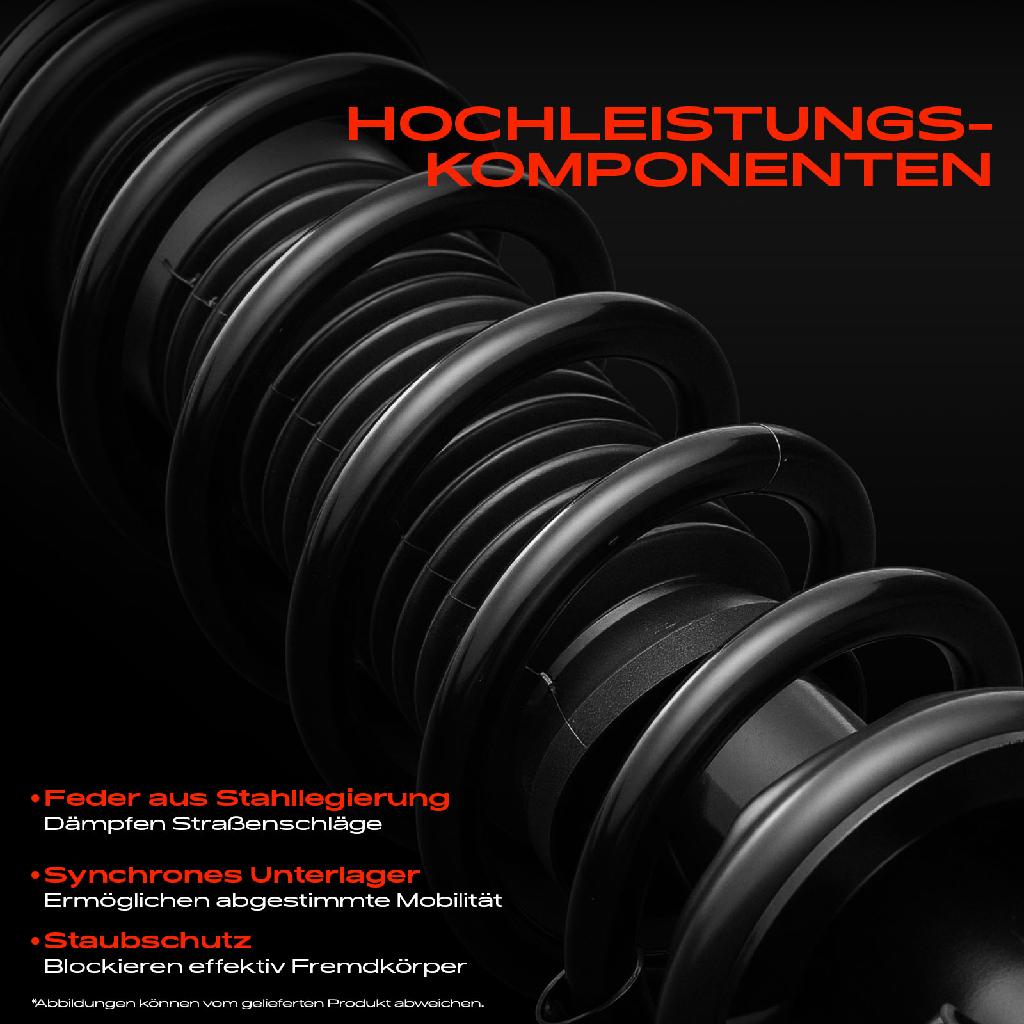 2x Stoßdämpfer Vorderachse für Mercedes 123 W123 S123 C123 S-Klasse W116 W126 1972-1991