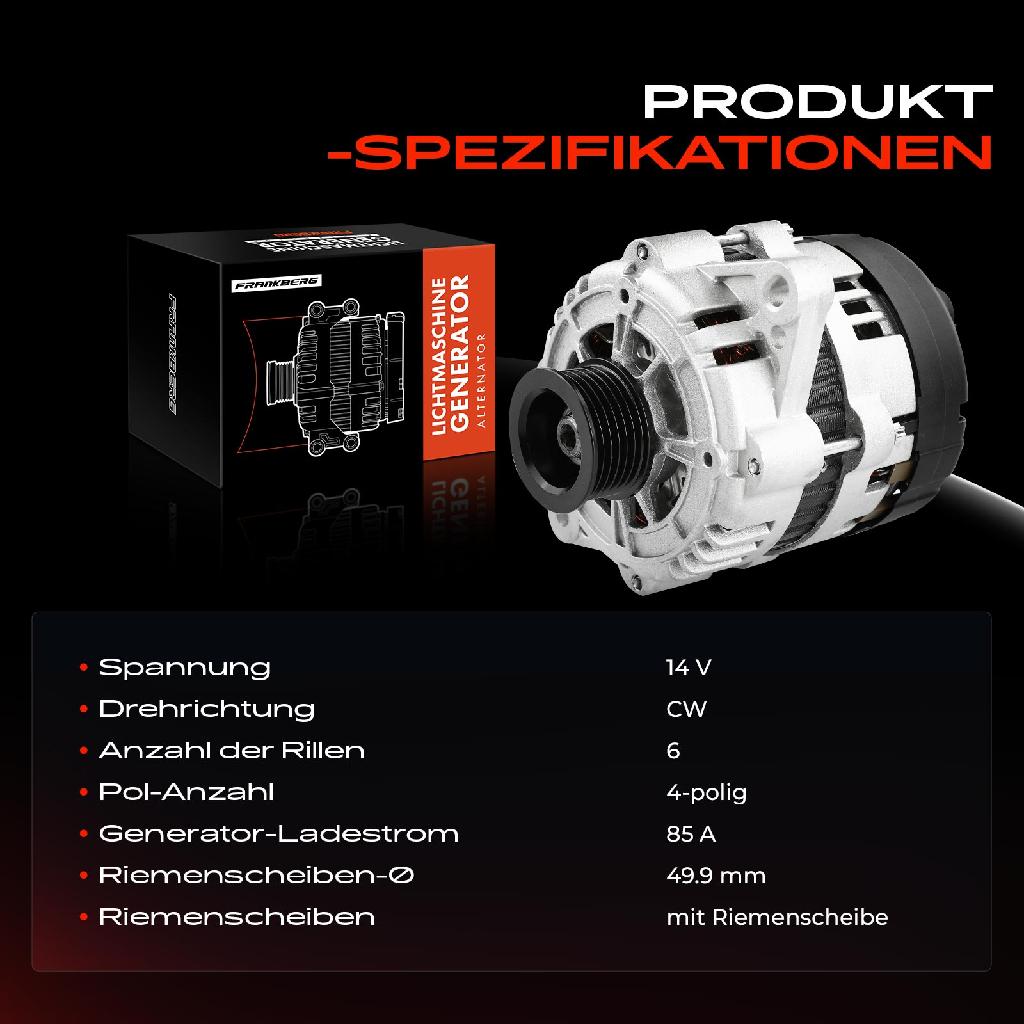 1x Lichtmaschine Generator für Chevrolet Aveo Lacetti Daewoo Kalos KLAS 1.2L-1.6L