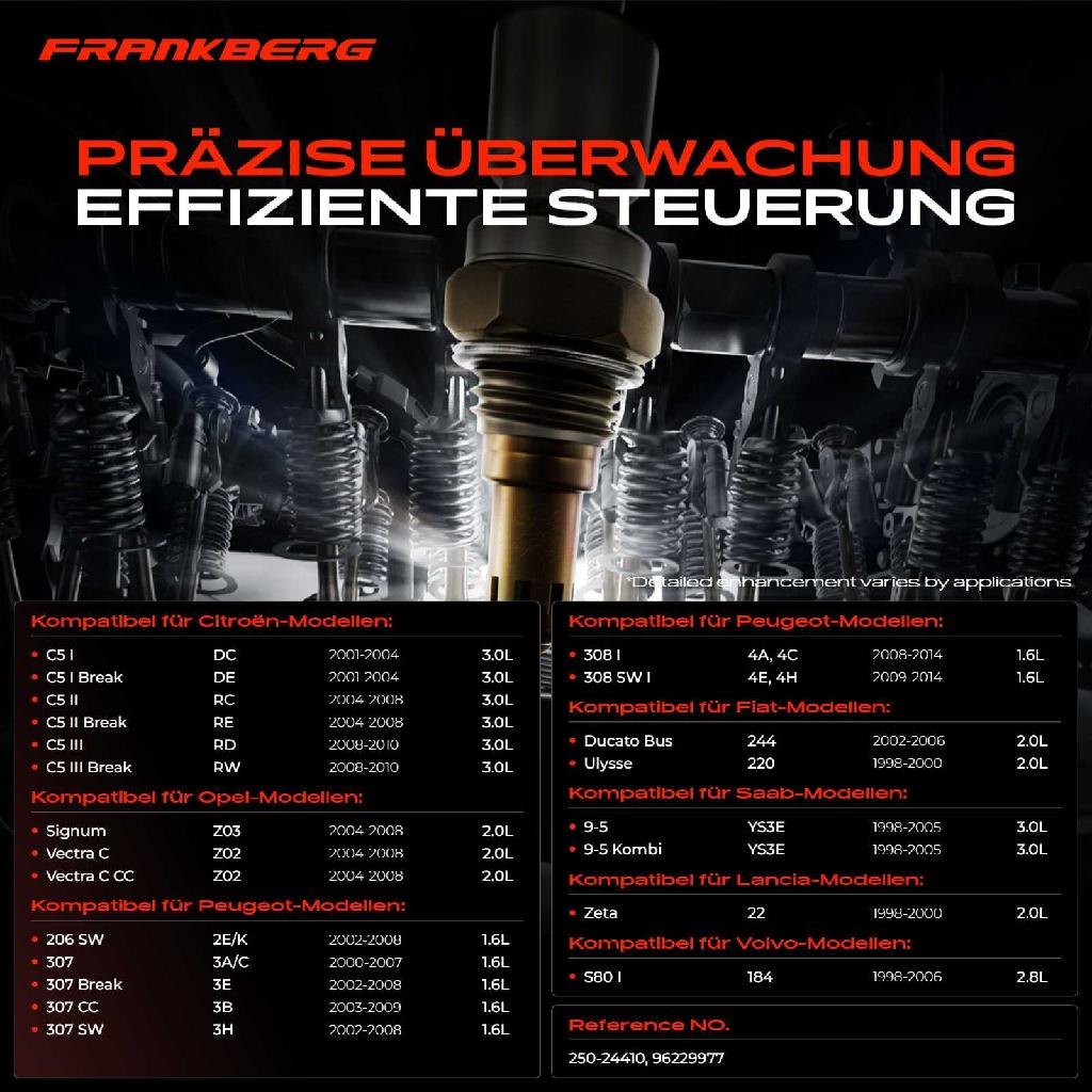 1x Lambdasonde Regelsonde/Diagnosesonde Vor/Nach Katalysator für Citroën Xantia C4 Lancia Zeta Peugeot 206 301