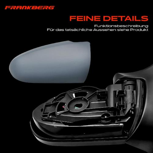 Frankberg 1x Außenspiegel Links für Opel Zafira A MPV T98 1.6L 1.8L 2.0L 2.2L 1999-2005 Bild Frankberg 1x Außenspiegel Links für Opel Zafira A MPV T98 1.6L 1.8L 2.0L 2.2L 1999-2005