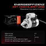 1x Anlasser Starter für Hyundai Accent I II Stufenheck III IV Elantra Getz Lantra Matrix Mirage KIA Mitsubishi