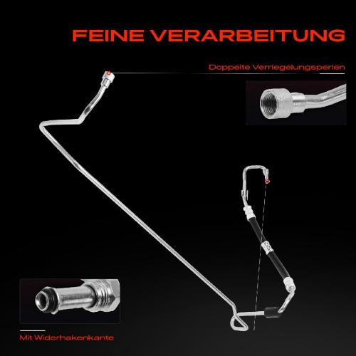 1x Servolenkung Schlauch für Saab 9-3 D75 D79 E79 YS3F YS3D 2.0L-2.3L Bild 1x Servolenkung Schlauch für Saab 9-3 D75 D79 E79 YS3F YS3D 2.0L-2.3L