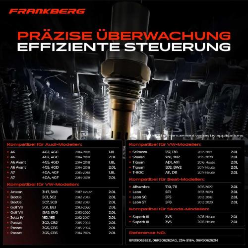 Frankberg 1x Lambdasonde Regelsonde Vor Katalysator für VW Audi A1 A3 A4 A5 A6 A7 A8 Q2 Q3 Q5 Seat Skoda Bild Frankberg 1x Lambdasonde Regelsonde Vor Katalysator für VW Audi A1 A3 A4 A5 A6 A7 A8 Q2 Q3 Q5 Seat Skoda