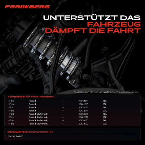 2x Fahrwerksfeder Hinterachse für Ford Focus III Stufenheck Bj ab 2010 Bild 2x Fahrwerksfeder Hinterachse für Ford Focus III Stufenheck Bj ab 2010