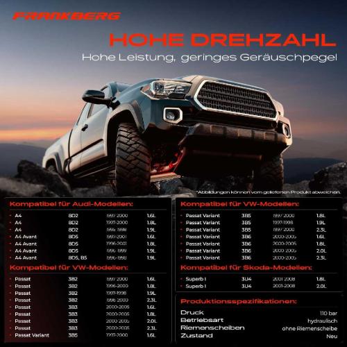 1x Servopumpe hydraulisch für Audi A4 A6 Skoda Superb VW Passat Bild 1x Servopumpe hydraulisch für Audi A4 A6 Skoda Superb VW Passat