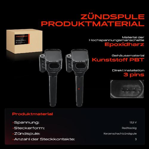 2x Zündmodul Zündspule für Fiat 500X Tipo Kombi Schrägheck Stufenheck Jeep Renegade SUV 1.6L 2014-2020 Bild 2x Zündmodul Zündspule für Fiat 500X Tipo Kombi Schrägheck Stufenheck Jeep Renegade SUV 1.6L 2014-2020