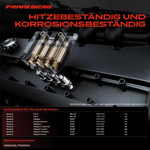 Frankberg 1x Zündmodul Zündspule für Renault Clio II Kangoo Express Megane I Cabriolet Coach Klasseic Scenic Bild Frankberg 1x Zündmodul Zündspule für Renault Clio II Kangoo Express Megane I Cabriolet Coach Klasseic Scenic