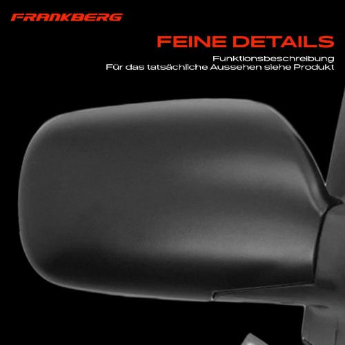 Frankberg 1x Außenspiegel Rechts für Toyota Yaris P1 1.0L 1.3L 1.4L 1.5L 2003-2005 Bild Frankberg 1x Außenspiegel Rechts für Toyota Yaris P1 1.0L 1.3L 1.4L 1.5L 2003-2005