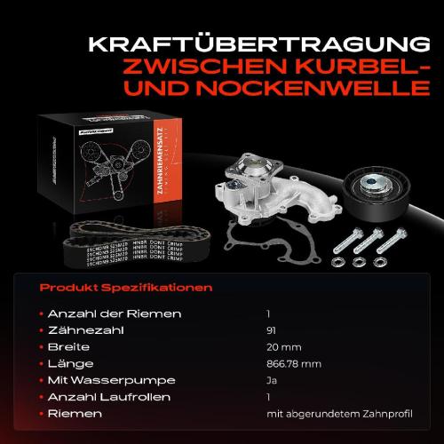 1x Zahnriemensatz Zahnriemen Wasserpumpe für Ford Focus DNW Galaxy WA6 Mondeo Bild 1x Zahnriemensatz Zahnriemen Wasserpumpe für Ford Focus DNW Galaxy WA6 Mondeo