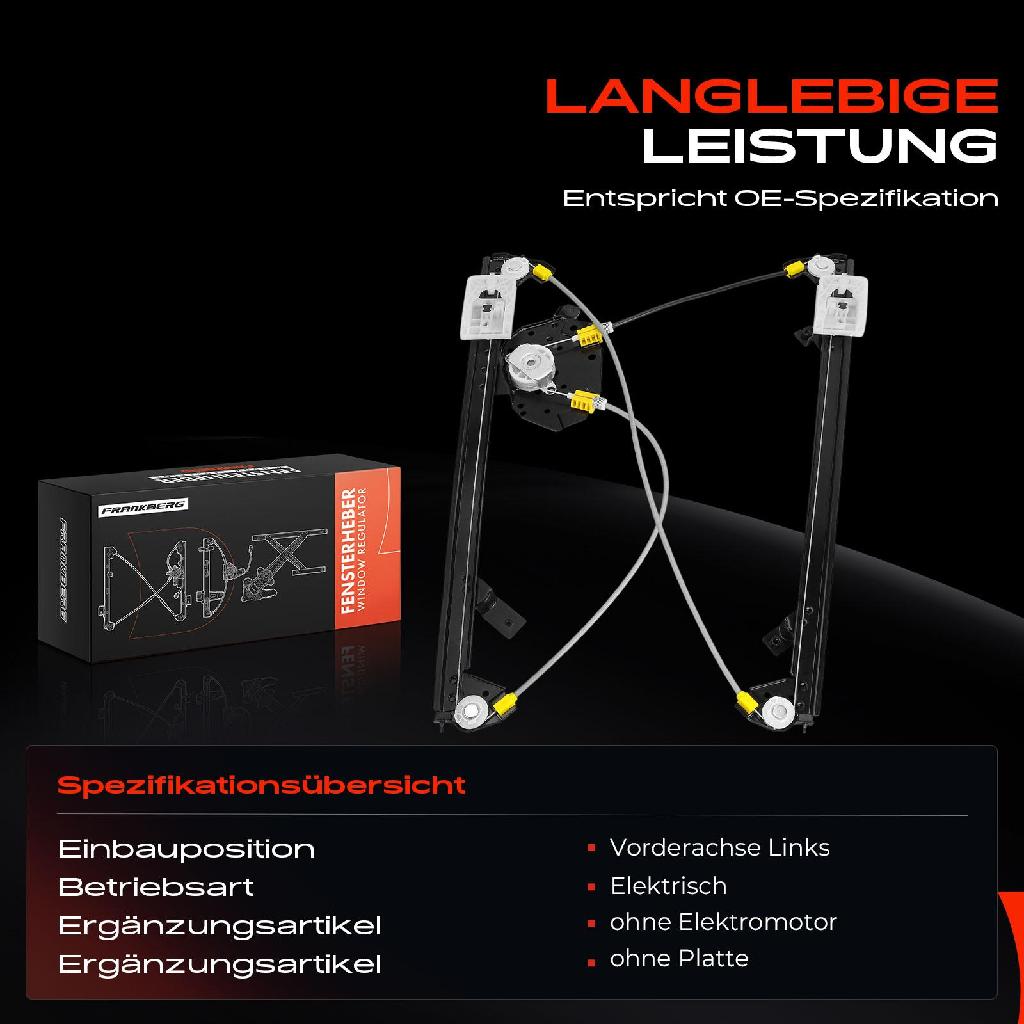 1x Fensterheber Vorne Links für Opel Zafira Tourer C P12