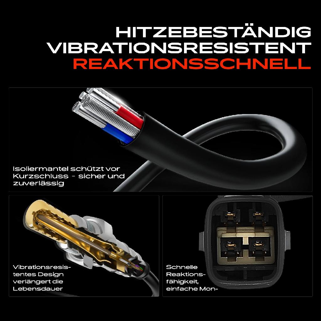 1x Lambdasonde Diagnosesonde Nach Katalysator für Toyota Yaris P1 4-Polig 1.0L 2003-2005