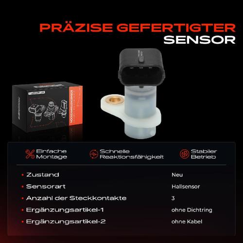 1x Nockenwellenposition Sensor für Fiat Stilo Opel Astra G H Meriva Vectra C Zafira A B 1.6L Bild 1x Nockenwellenposition Sensor für Fiat Stilo Opel Astra G H Meriva Vectra C Zafira A B 1.6L