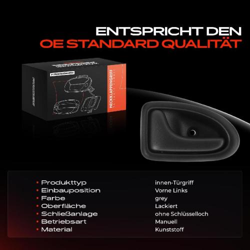 1x Türgriff Vorne Links innen für Opel Vivaro A Pritsche/Fahrgestell Combi Kasten Renault Clio II Bild 1x Türgriff Vorne Links innen für Opel Vivaro A Pritsche/Fahrgestell Combi Kasten Renault Clio II