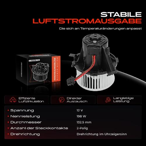 1x Gebläsemotor Innenraumgebläse für Audi A4 8K A5 8T3 8F7 8TA Q5 8R Bild 1x Gebläsemotor Innenraumgebläse für Audi A4 8K A5 8T3 8F7 8TA Q5 8R