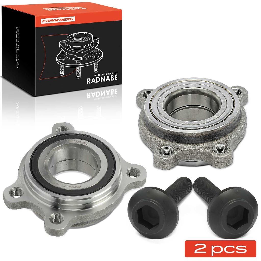Frankberg 2x Radnabe Radlagersatz Hinterachse beidseitig für Audi A4 Allroad Avant A5 Cabriolet Sportback